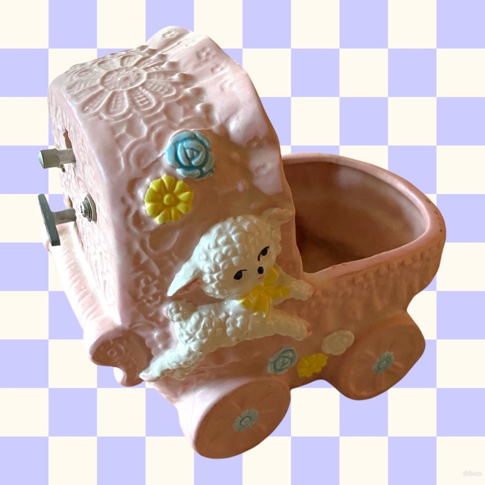 Vintage Musical Planter